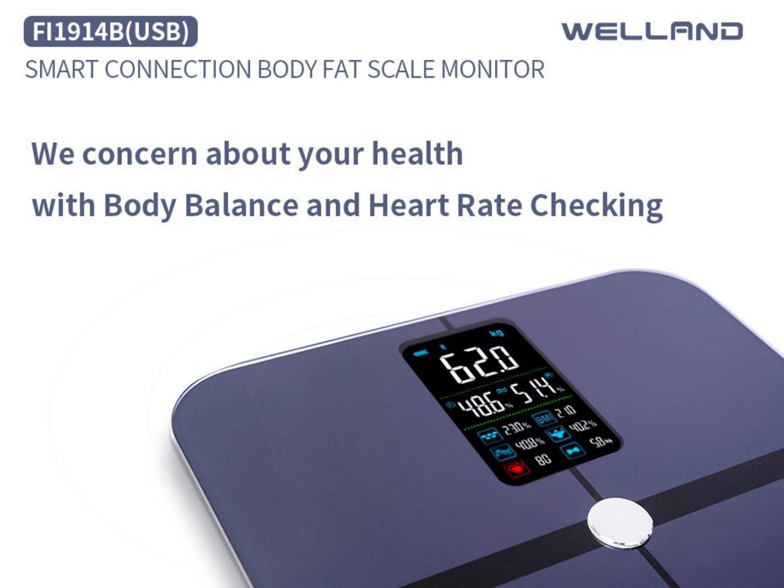 Unveil Users’ Wellness Journey with Our Smart Body Fat Scale – FI1914B